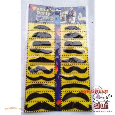 Bộ 12 Râu Giả Nam Tinh Tế - Phụ Kiện Hoá Trang Độc Đáo Cho Halloween, Sinh Nhật, Tiệc Tùng, Kiểu Dáng Thời Thượng