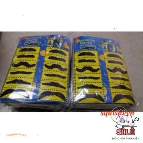 Bộ 12 Râu Giả Nam Tinh Tế - Phụ Kiện Hoá Trang Độc Đáo Cho Halloween, Sinh Nhật, Tiệc Tùng, Kiểu Dáng Thời Thượng