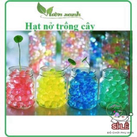 Hạt Nở Tinh Thể Đa Sắc 100gr - Hạt Nở Cây Cảnh Sáng Tạo Trang Trí Không Gian Sống Rực Rỡ và An Toàn