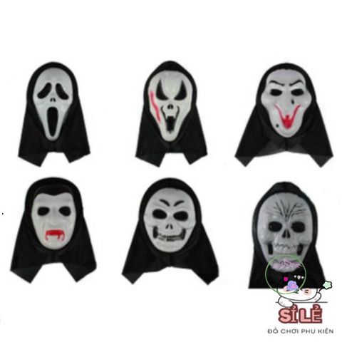 Mặt Nạ Scream Halloween Chính Hãng - Phụ Kiện Thời Trang Ma Quái Cho Buổi Tiệc Hóa Trang ấn Tượng