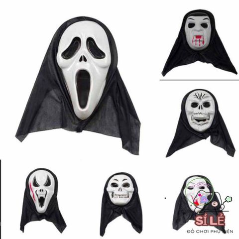 Mặt Nạ Scream Halloween Chính Hãng - Phụ Kiện Thời Trang Ma Quái Cho Buổi Tiệc Hóa Trang ấn Tượng