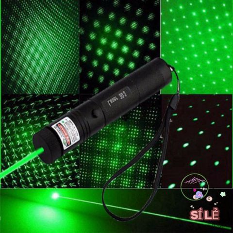 Đèn Pin Laser 303 Cao Cấp Xanh Lá - Chống Nước, Chiếu Sáng Tốt, Đèn Pin Sạc 18650 Thích Hợp Du Lịch, Trình Bày, Giáo Dục