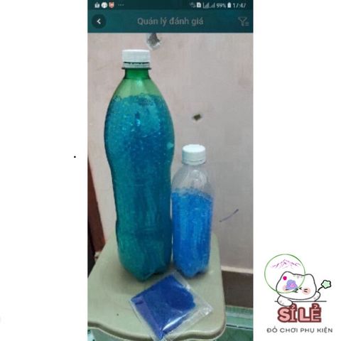Gói 10.000 viên hạt nước nở màu xanh - Kích thước 7mm, giải trí thiên nhiên cho sáng tạo nghệ thuật