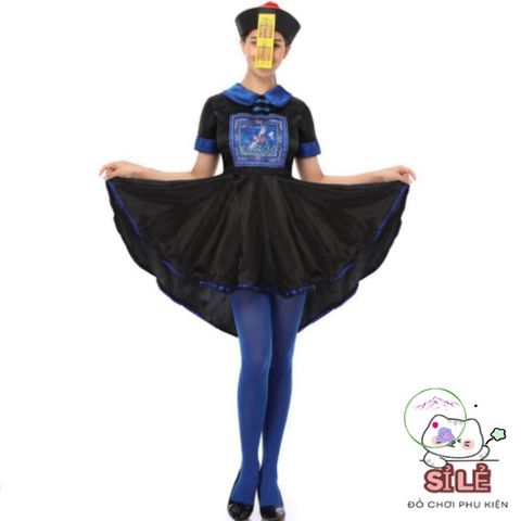 Set đồ Cương Thi Hỏa Tốc nữ quyến rũ - Hóa trang Halloween, Cosplay, Phụ kiện Tiktok và Youtuber độc đáo