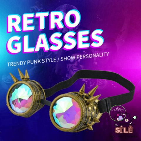 Kính Vạn Hoa Nam - Kính Râm Thời Trang Với Thiết Kế Chi Tiết Móng Tay, Phụ Kiện Cosplay Độc Đáo và Huyền Ảo