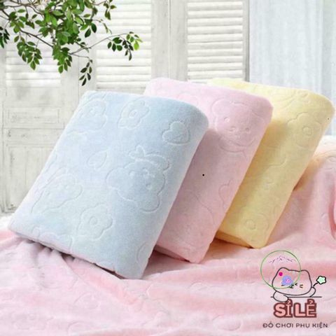 Khăn Tắm Nhập Khẩu Nhật Bản 140x70 cm - Siêu Mềm, Thấm Hút Tốt, An Toàn Cho Trẻ Nhỏ - Sản Phẩm Nhà Tắm Tiện Nghi