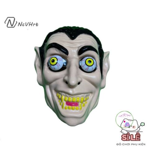 Mặt Nạ Halloween Độc Đáo Hộp Sọ Ma Cà Rồng - Đạo Cụ Trang Điểm Kinh Dị Cho Tiệc Hóa Trang và Trò Chơi Nhập Vai