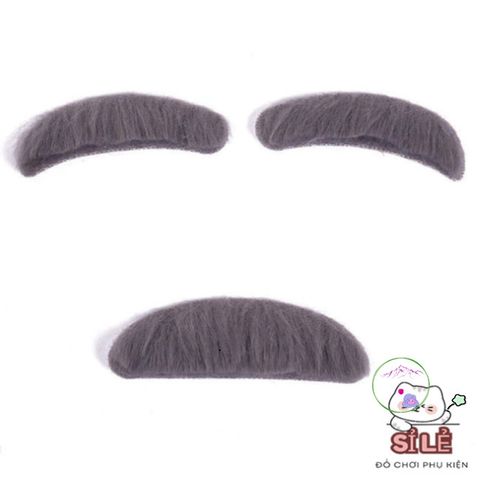 Bộ Râu và Ria Mép Giả Hóa Trang Cho Nam Trung Niên - Phụ Kiện Tiệc Tùng Độc Đáo HaminStore
