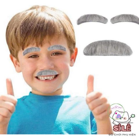 Bộ Râu và Ria Mép Giả Hóa Trang Cho Nam Trung Niên - Phụ Kiện Tiệc Tùng Độc Đáo HaminStore