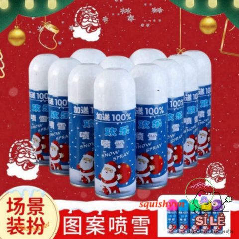 Bình Xịt Tuyết GDFG374 - Trang Trí Lễ Hội Rực Rỡ, Bổ Sung Phong Cách Cho Bữa Tiệc Sinh Nhật và Sự Kiện Đặc Biệt