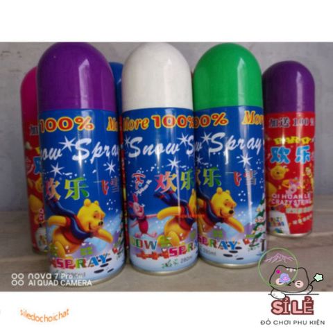 Bình Xịt Tuyết Rơi - Biến Căn Phòng Thành Băng Tuyết Lấp Lánh, An Toàn Cho Trẻ Em, Hoạt Động Ngoài Trời, Giải Trí Sáng Tạo