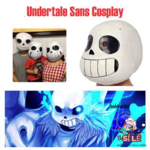 Mặt Nạ Hóa Trang Papyrus - Nhân Vật Game Undertale Cosplay Tuyệt Đẹp, Phụ Kiện Hoàn Hảo Cho Halloween và Sự Kiện Hóa Trang