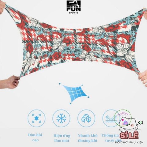 Khăn Lụa Đa Năng Thể Thao - Chống Nắng, Thoáng Khí Cho Chạy Bộ, Đạp Xe & Hoạt Động Ngoài Trời - Món Quà Phong Cách 365 Sports
