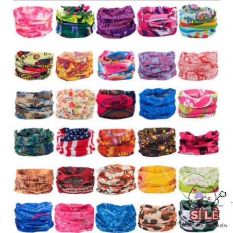 Khăn Ống Đa Năng Cao Cấp Thời Trang - Phụ Kiện Chạy Bộ và Ngoài Trời, Chất Liệu Cotton Thoáng Mát, Khả Năng Chống Bụi và Tia UV