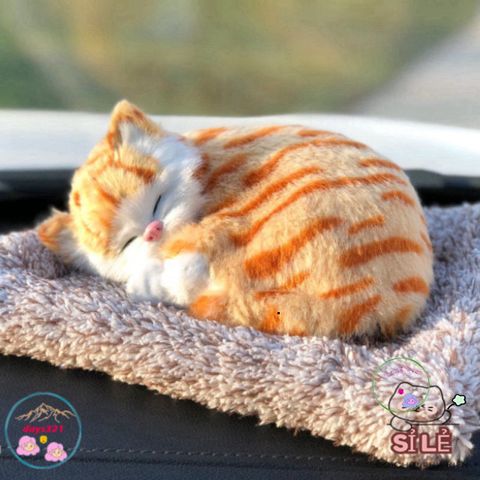 Gấu Bông Mèo Vằn Vàng Than Hoạt Tính - Người Bạn Dễ Thương Giúp Lọc Không Khí Và Khử Khuẩn Cho Không Gian Sống Của Bạn