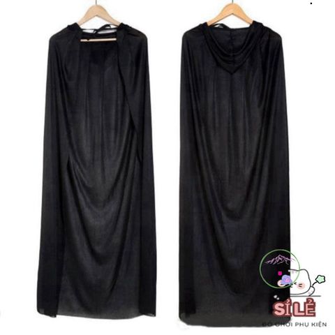 Áo Choàng Thần Chết Halloween - Phụ Kiện Hóa Trang Độc Đáo, Thể Hiện Phong Cách Bí Ẩn, Nhiều Kích Cỡ Cho Tất Cả