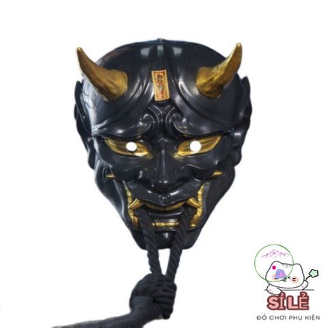 Mặt Nạ Quỷ Hanya Nhật Bản 2 Sừng - Phụ Kiện Halloween Cosplay Độc Đáo Cho Tiệc Hóa Trang và Sự Kiện Anime
