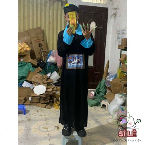 Bộ Hóa Trang Halloween Diêm Vương & Cương Thi - Trang Phục Độc Đáo Cho Người Lớn - Cosplay Pháp Sư Huyền Bí