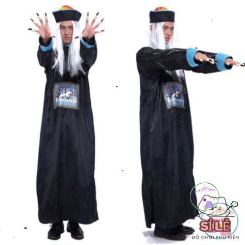 Bộ Trang Phục Ma Cương Thi Halloween - Hóa Trang Ấn Tượng và Độc Đáo cho Bữa Tiệc Cosplay & Sự Kiện Hóa Trang