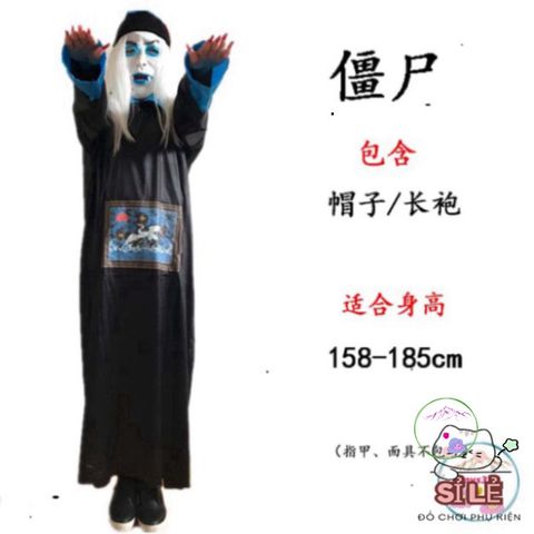 Bộ Trang Phục Ma Cương Thi Halloween - Hóa Trang Ấn Tượng và Độc Đáo cho Bữa Tiệc Cosplay & Sự Kiện Hóa Trang