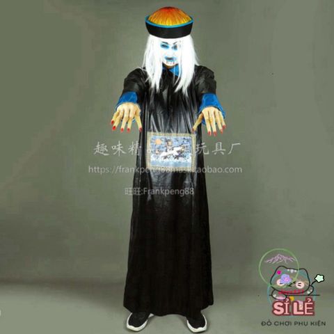 Bộ Trang Phục Cương Thi Halloween - Đáng Sợ và Hút Hồn Cho Tiệc Hóa Trang, Cosplay, Đẹp Mắt và Thoải Mái