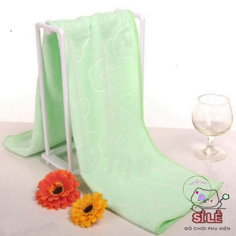 Khăn Tắm Khổng Lồ Siêu Mềm Nhật Bản 70x140cm - Chất Liệu Microfiber Kháng Khuẩn, Nhiều Màu Sắc Rực Rỡ Cho Gia Đình