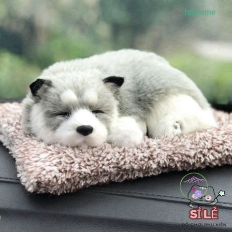 Gấu Bông Cún Đôm Đen Vàng - Thú Nhồi Bông Khử Mùi Lõi Than Hoạt Tính, Đồ Chơi Đi Xe An Toàn Cho Gia Đình