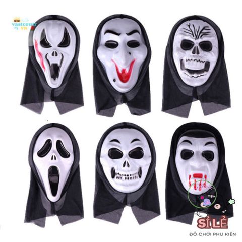 Mặt Nạ Quỷ Đáng Sợ Halloween - Đạo Cụ Cosplay Kinh Dị Thực Tế Cho Bữa Tiệc Hóa Trang, Phụ Kiện Thời Trang Độc Đáo