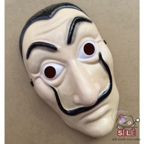 Mặt Nạ Queen Salvador Dali - Phụ Kiện Hóa Trang Money Heist Thời Trang Độc Đáo Cho Halloween Và Các Bữa Tiệc Festive
