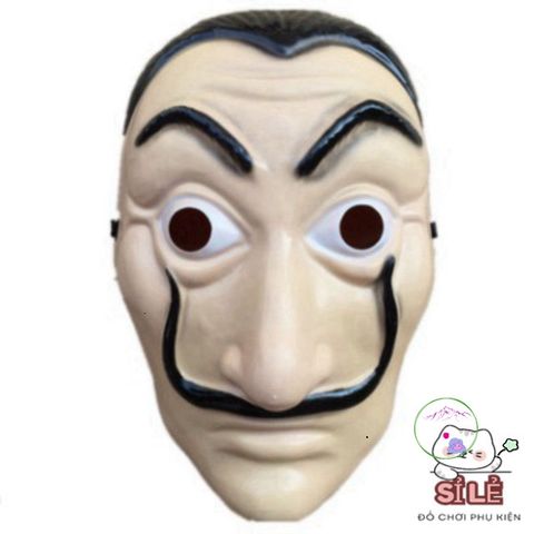 Mặt Nạ Queen Salvador Dali - Phụ Kiện Hóa Trang Money Heist Thời Trang Độc Đáo Cho Halloween Và Các Bữa Tiệc Festive