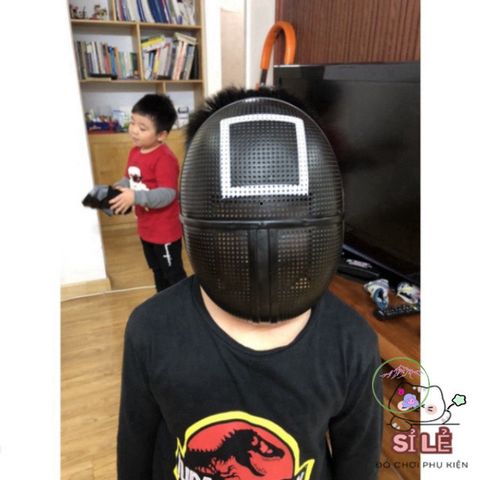 Mặt Nạ Squid Game PVC - Mysterious Halloween và Trung Thu - Dành cho Trẻ Em và Người Lớn - Hoàn Hảo cho Hóa Trang và Cosplay