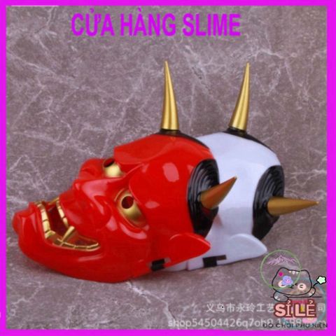 Mặt Nạ Quỷ Vương Hannya Noh Oni Halloween - Phụ Kiện Hóa Trang Độc Đáo Với Hai Sừng Ấn Tượng Cho Ngày Hội Hóa Trang