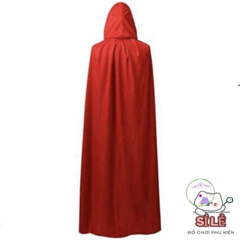 Áo Choàng Halloween Quái Vật Đỏ Đen 150cm - Trang Phục Cosplay Ma Quái cho Trẻ Em và Người Lớn, Đồ Hóa Trang Hội Nghẹt Tết