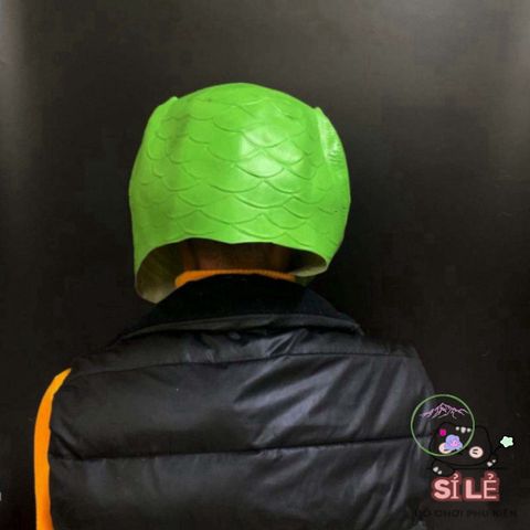 Mặt Nạ Silicone Hài Hước Đầu Cá Xanh và Ếch - Phụ Kiện Thời Trang Vui Nhộn Cho Tiệc Hóa Trang, Lễ Hội và Giải Trí