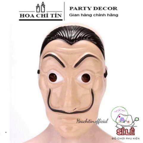 Mặt Nạ Hóa Trang Halloween Salvador Dali - Phụ Kiện Độc Đáo từ Series Money Heist - Sáng Tạo và Nổi Bật Cho Tiệc Tùng