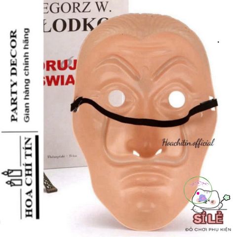 Mặt Nạ Hóa Trang Halloween Salvador Dali - Phụ Kiện Độc Đáo từ Series Money Heist - Sáng Tạo và Nổi Bật Cho Tiệc Tùng
