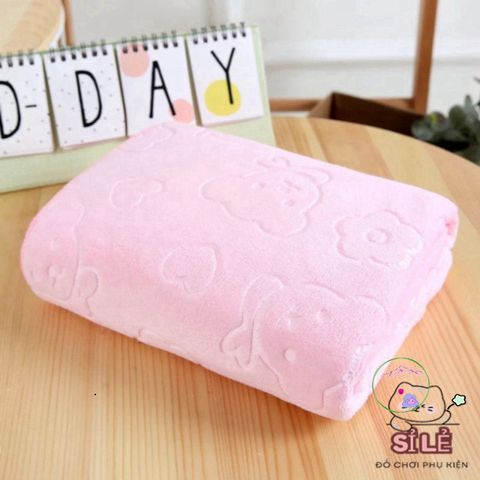 Khăn Tắm Microfiber Lớn Gấu Nhật Bản Siêu Thấm Hút - 70x140cm Mềm Mại, Chống Khuẩn, Dành Cho Trẻ Em và Người Lớn