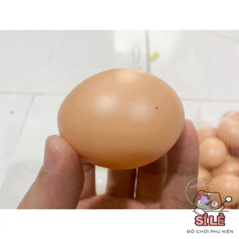 Trứng Gà Nhựa Giả Siêu Thật 99% - Trang Trí Nội Thất Độc Đáo, Chất Liệu Bền Bỉ, Dùng Làm Đạo Cụ Hoàn Hảo