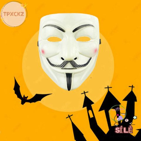 Mặt Nạ V for Vendetta Halloween - Phụ Kiện Cosplay Bí Ẩn, Đạo Cụ Trang Trí Dành Cho Tiệc Hóa Trang và Sự Kiện Lễ Hội