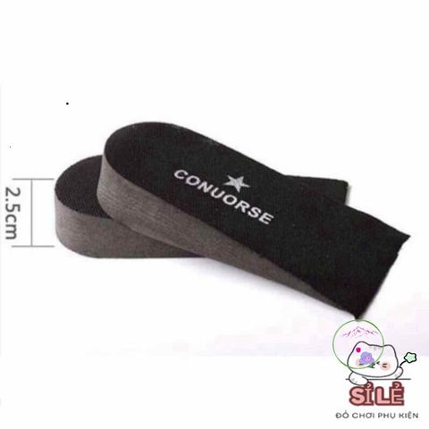 Combo 2 Miếng Lót Giày Tăng Chiều Cao 2.5cm - Giúp Di Chuyển Dễ Dàng và Tự Tin Hơn, Phù Hợp Với Nhiều Kiểu Giày