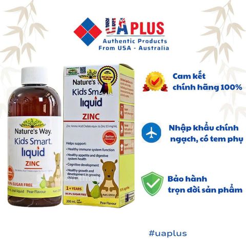 Viên Nhai Nature’s Way Kids Smart Vitamin C + Zinc + D3 - Tăng Cường Sức Khỏe & Đề Kháng Cho Trẻ - 75 Viên Nhập Khẩu Chính Ngạch
