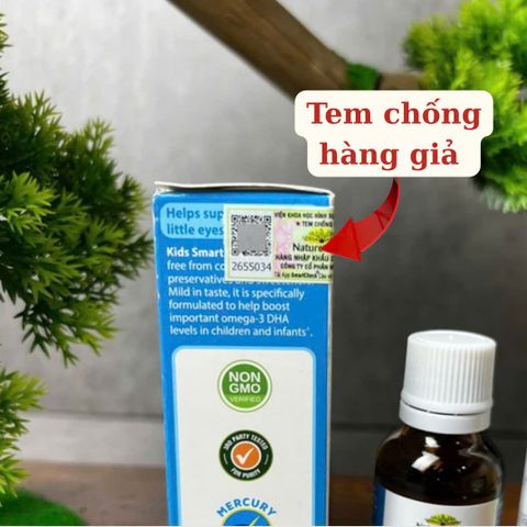 Nước Nhỏ Mắt Nature's Way Kids Smart Drops DHA - Bổ Sung DHA, EPA Tốt Cho Não Bộ, Mắt và Hệ Thần Kinh (20ml)