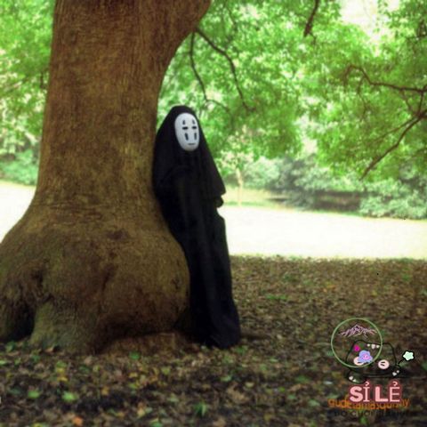 Bộ Trang Phục Vô Diện Đen Huyền Bí - Áo Choàng, Mặt Nạ và Găng Tay, Phù Hợp Cho Halloween và Cosplay Tất Cả Đối Tượng
