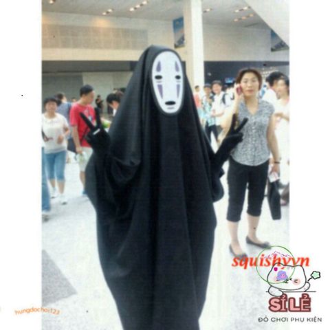Bộ Trang Phục Cosplay Kaonashi - Hóa Trang Nhân Vật Vô Diện Phim 