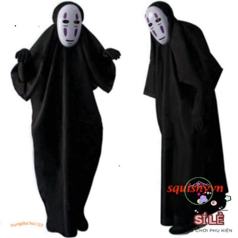 Bộ Trang Phục Cosplay Kaonashi - Hóa Trang Nhân Vật Vô Diện Phim 