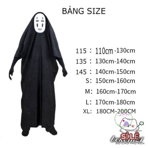 Bộ trang phục hóa trang vô diện cho trẻ em và người lớn - Cosplay game anime - Áo choàng, mặt nạ, găng tay chất liệu cao cấp