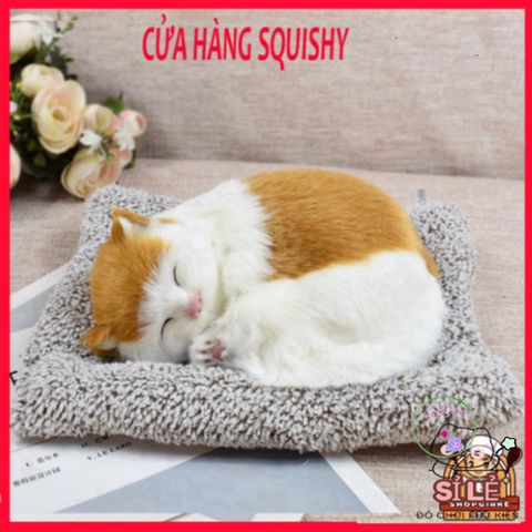 Gối Thú Bông Khử Mùi Than Hoạt Tính Chó Mèo - Trang Trí Ô Tô & Bàn Làm Việc - Mẫu Lớn Âm Thanh Vui Nhộn