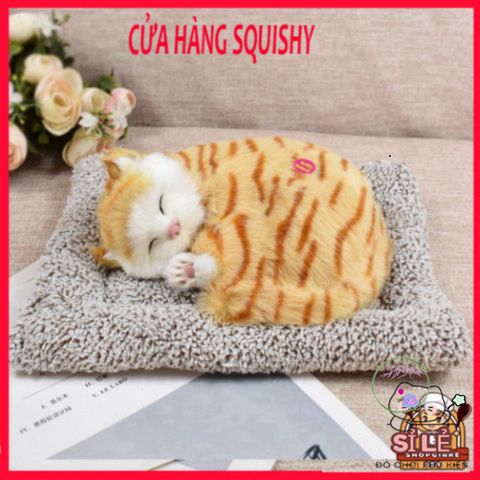 Gối Thú Bông Khử Mùi Than Hoạt Tính Chó Mèo - Trang Trí Ô Tô & Bàn Làm Việc - Mẫu Lớn Âm Thanh Vui Nhộn