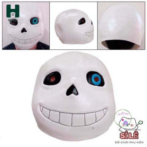 Mặt Nạ Undertale Sans - Phụ Kiện Hóa Trang Độc Đáo Cho Halloween và Tiệc Mardi Gras - Chất Liệu Cao Su Chất Lượng Cao