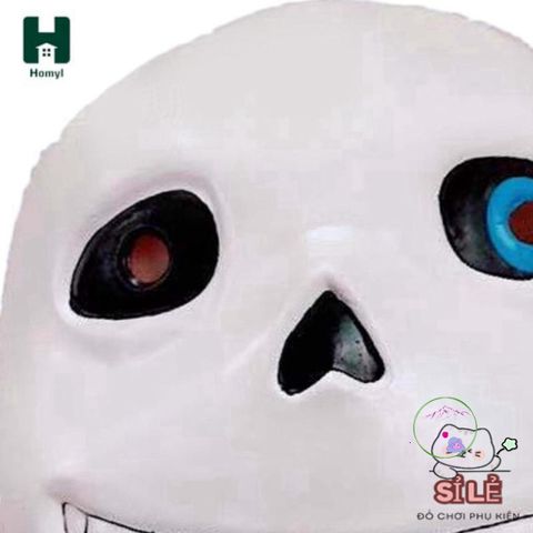 Mặt Nạ Undertale Sans - Phụ Kiện Hóa Trang Độc Đáo Cho Halloween và Tiệc Mardi Gras - Chất Liệu Cao Su Chất Lượng Cao